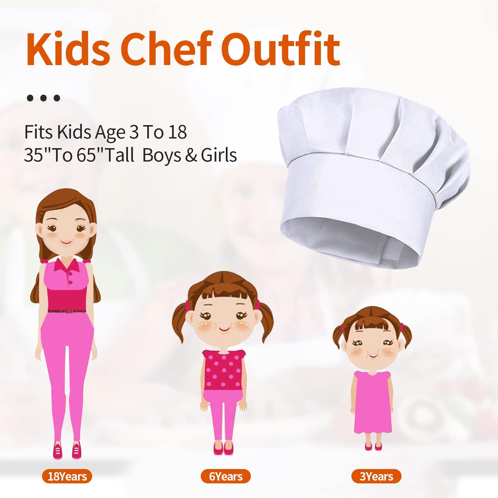 4PCS White Party Cap Hat Costu - Kids Outdoor Kitchen Accessories 评论和价格
